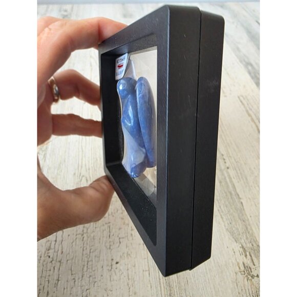 Kalifano blue adventure anxiety angel crystal stone statue figurine - Picture 2 of 5